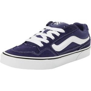 Vans Unisex-Child Caldrone Low Top Shoe(Suede/Canvas Deep Twilight)
