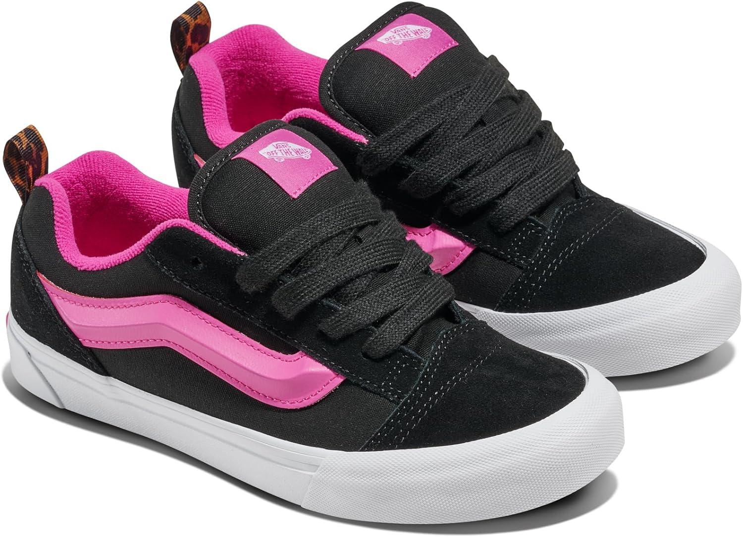 image:imageVans Big Kids Knu Skool Shoe 90s Retro Puffy LowTop Fashion Sneakers for Boys amp Girls Leopard Pop BlackMulti 7