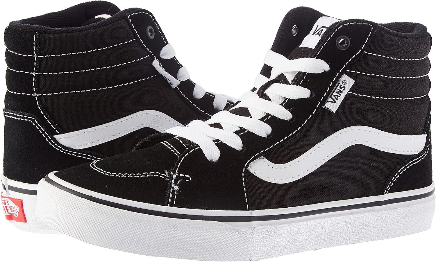 image:imageVans Kids Filmore Hi SneakerBlackWhite