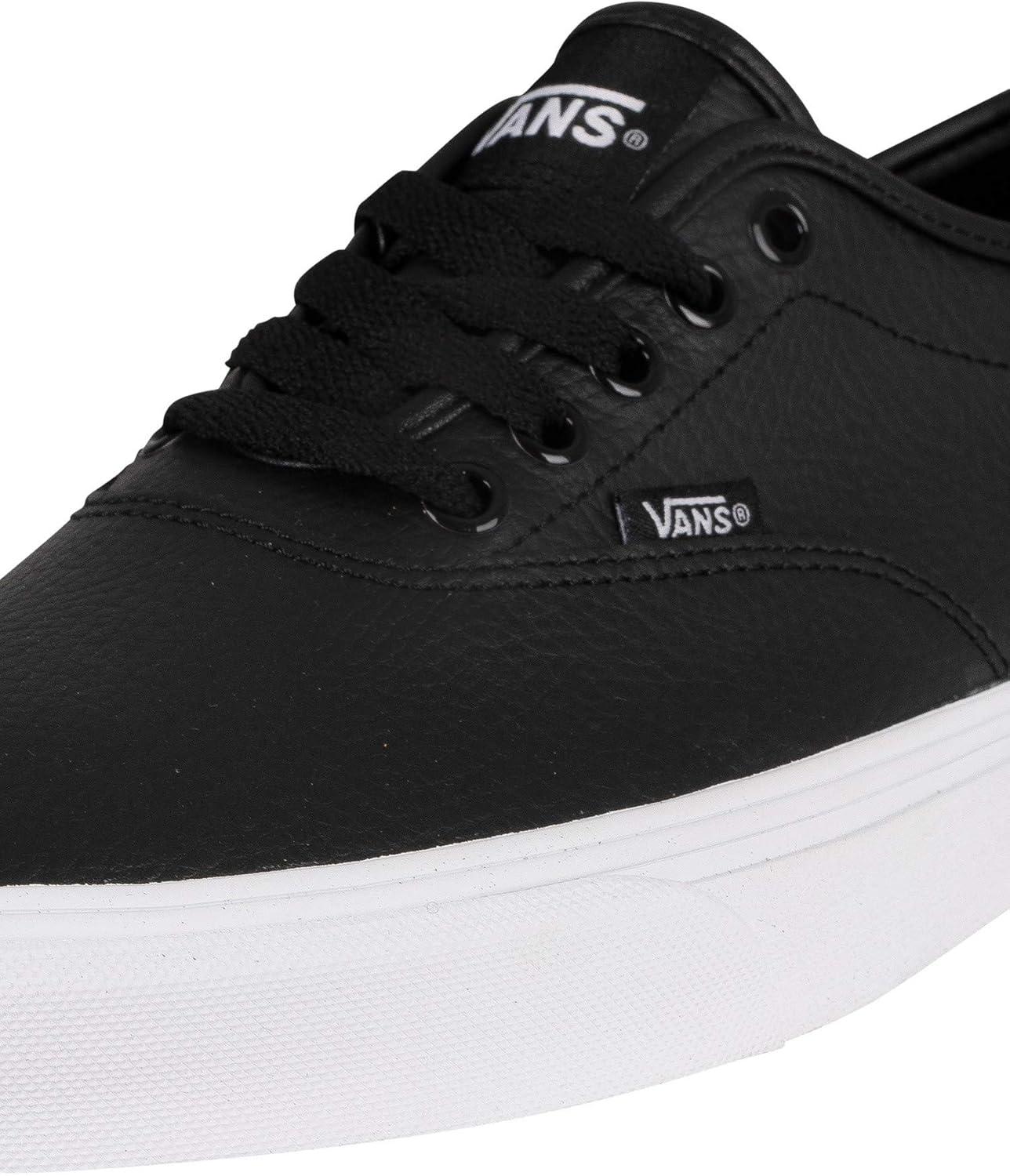 image:imageVans Kids Ward SneakerBlack Tumble Leather Black White