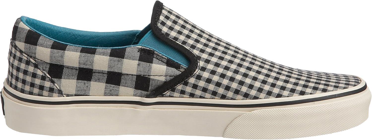 image:imageVans Kids Ward SneakerBlackAntique WhiteEnamel Blue Gingham