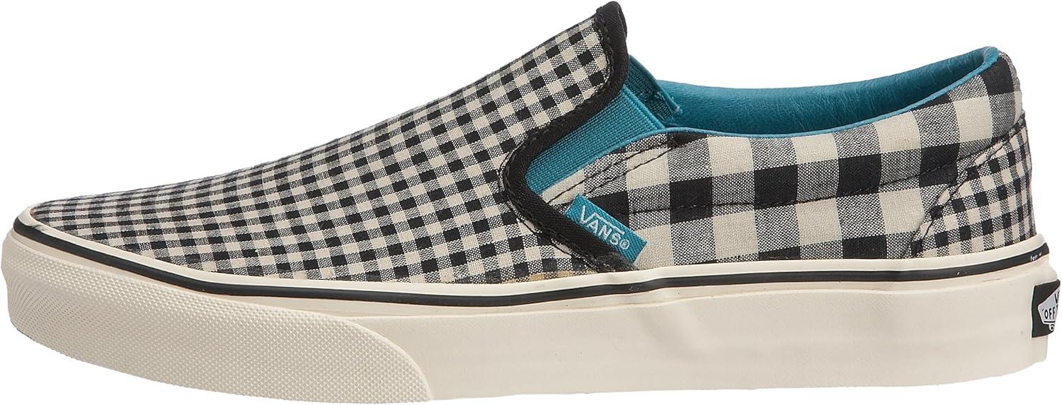 image:imageVans Kids Ward SneakerBlackAntique WhiteEnamel Blue Gingham