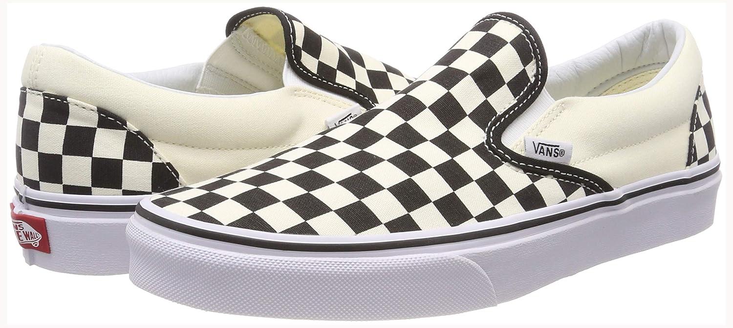 image:imageVans Kids Ward SneakerBlackOff WhiteCheckerboard