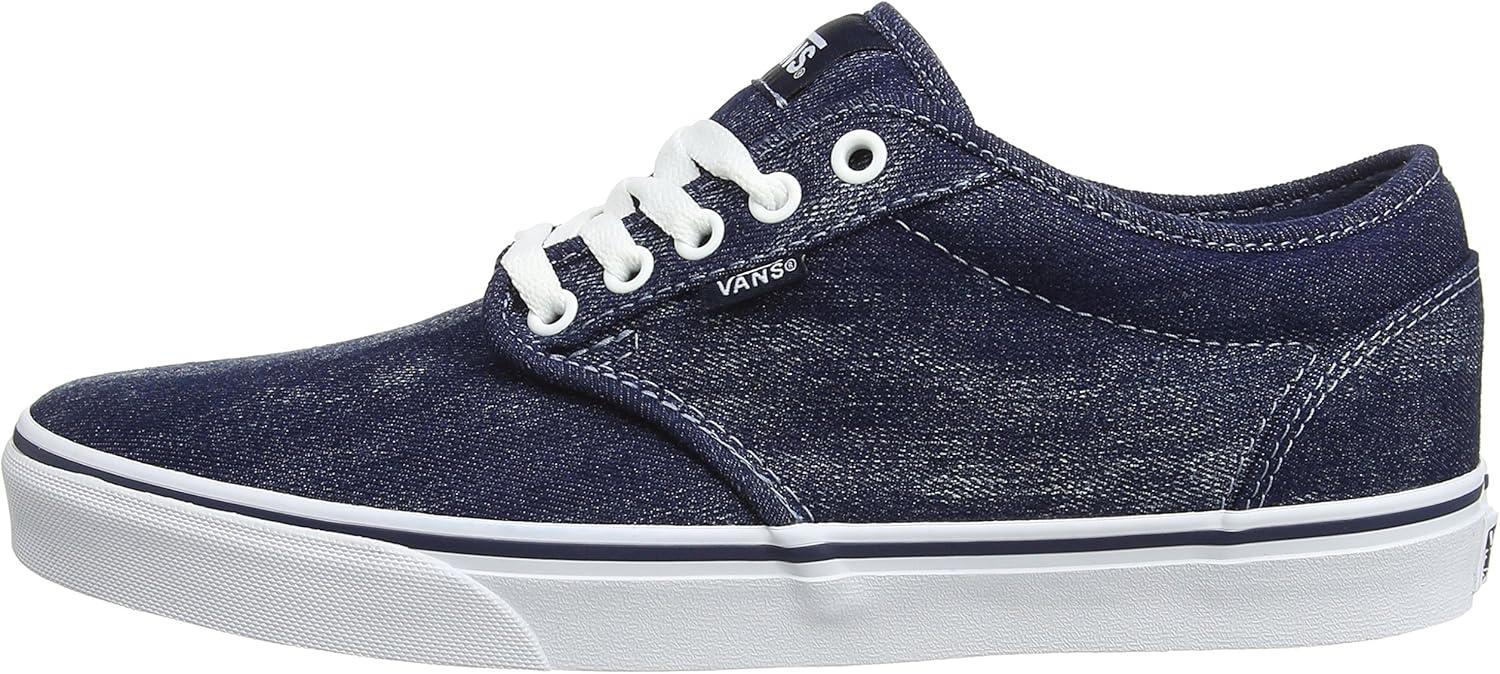 image:imageVans Kids Ward SneakerBlue Denim Acid Wash Navy White