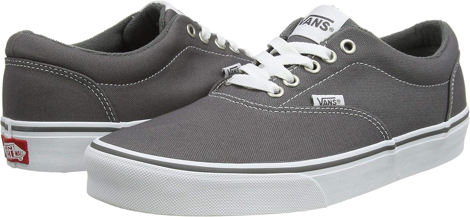 image:imageVans Kids Ward SneakerCanvas Pewter White