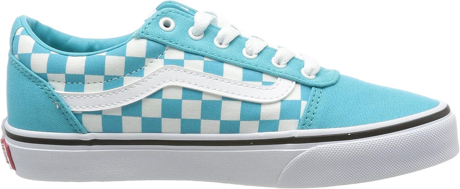 image:imageVans Kids Ward SneakerCheckerboard Scuba Blue White