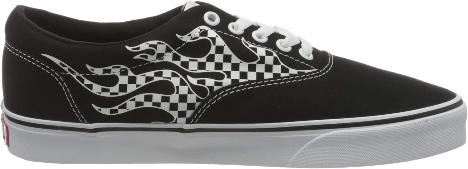 image:imageVans Kids Ward SneakerFlame Check Black White