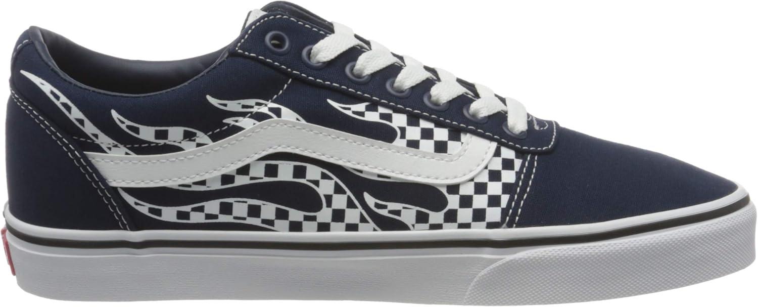 image:imageVans Kids Ward SneakerFlame Check Dress Blues White