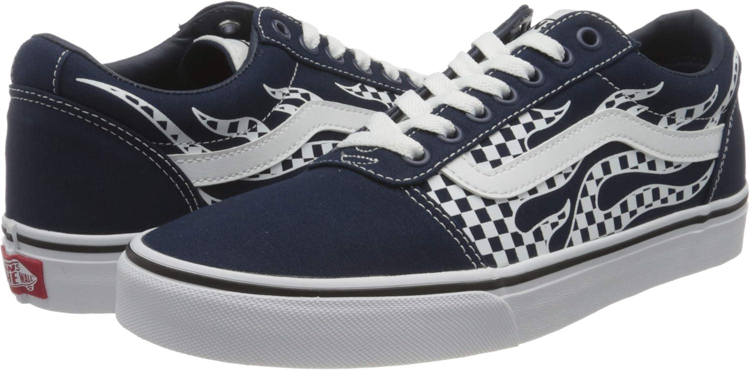 image:imageVans Kids Ward SneakerFlame Check Dress Blues White