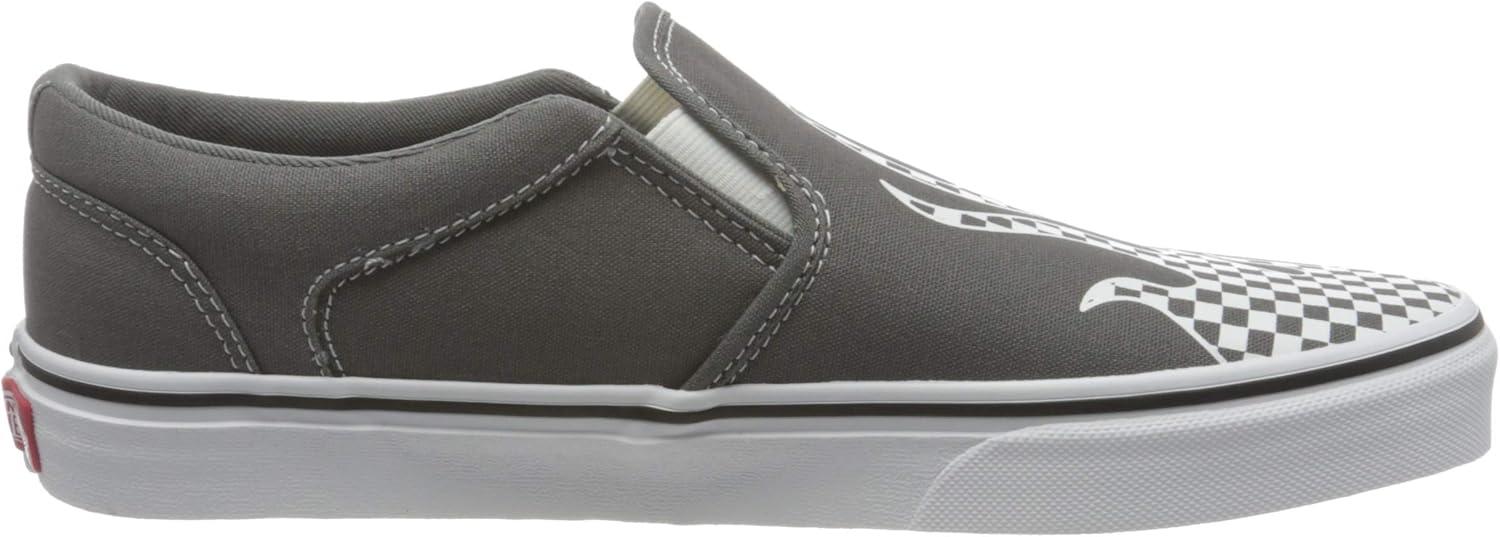 image:imageVans Kids Ward SneakerFlame Check Pewter White