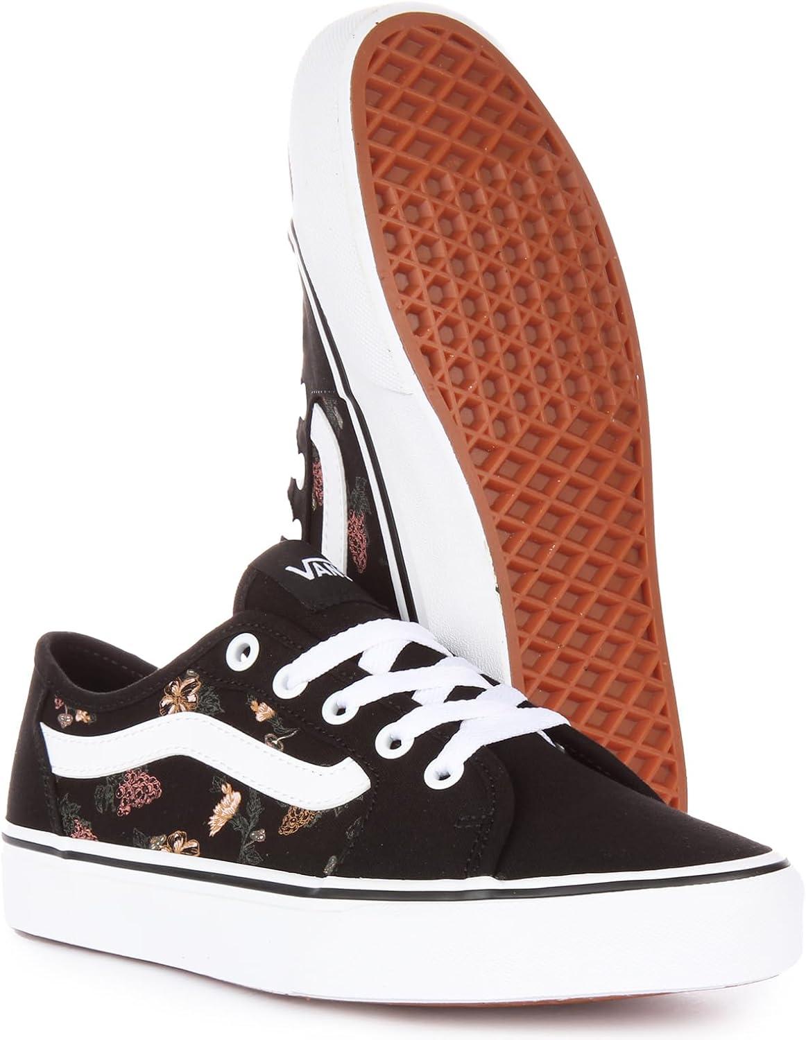 image:imageVans Kids Ward SneakerGarden Floral Black White