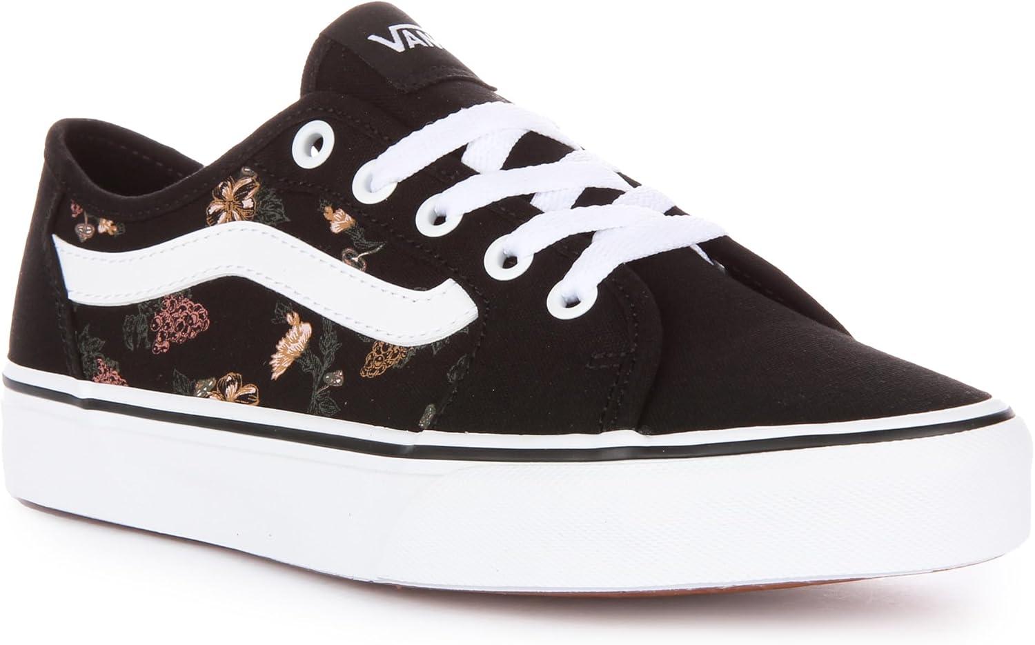 image:imageVans Kids Ward SneakerGarden Floral Black White