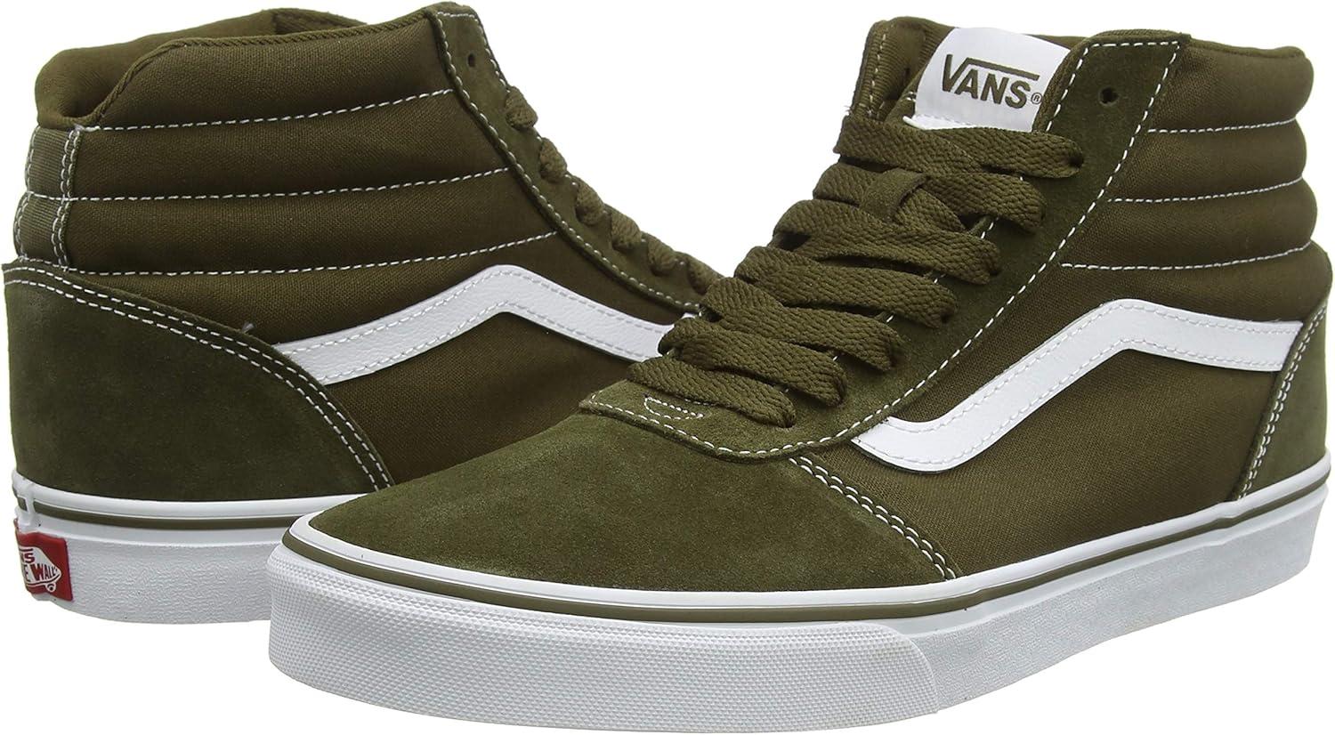 image:imageVans Kids Ward SneakerGreen Suede Canvas Beech White Uzh