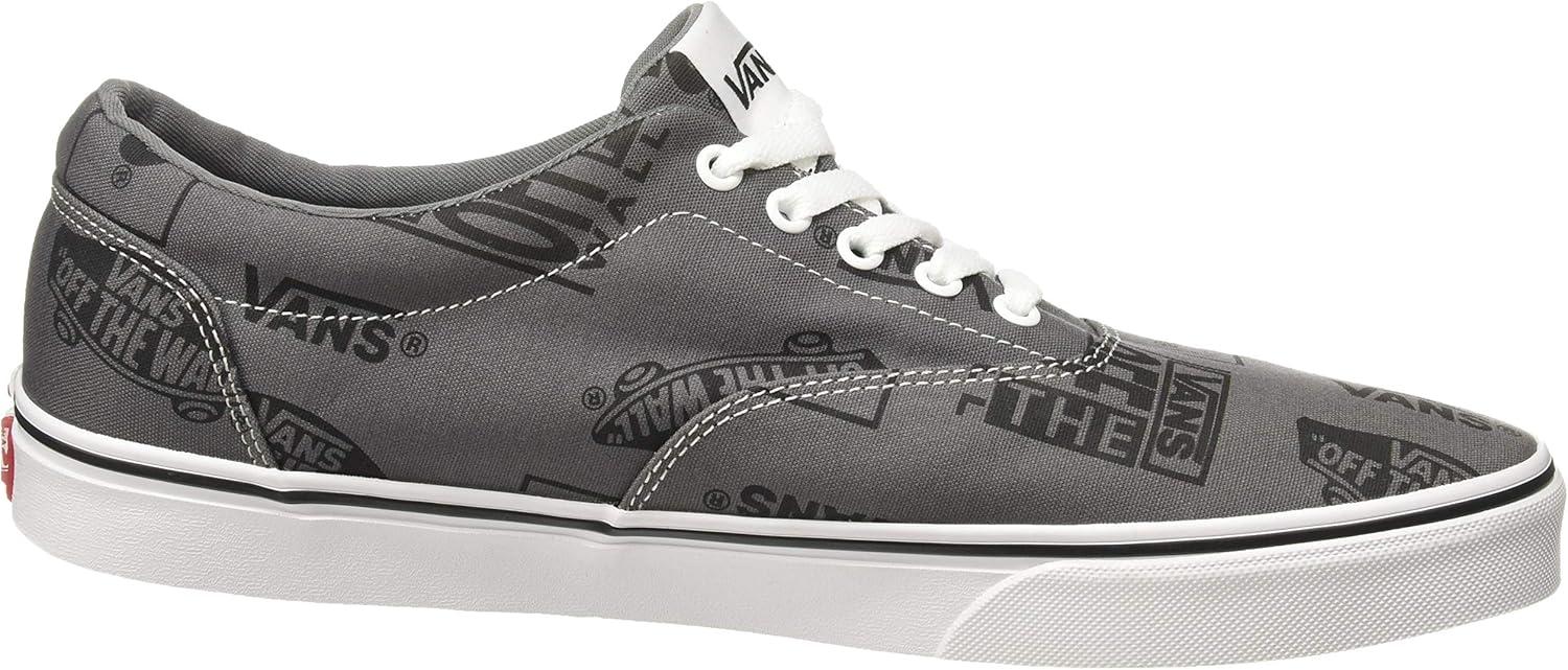 image:imageVans Kids Ward SneakerGrey Logo Mix Pewter Black Vf9
