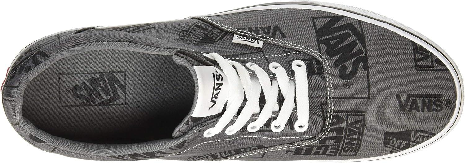image:imageVans Kids Ward SneakerGrey Logo Mix Pewter Black Vf9