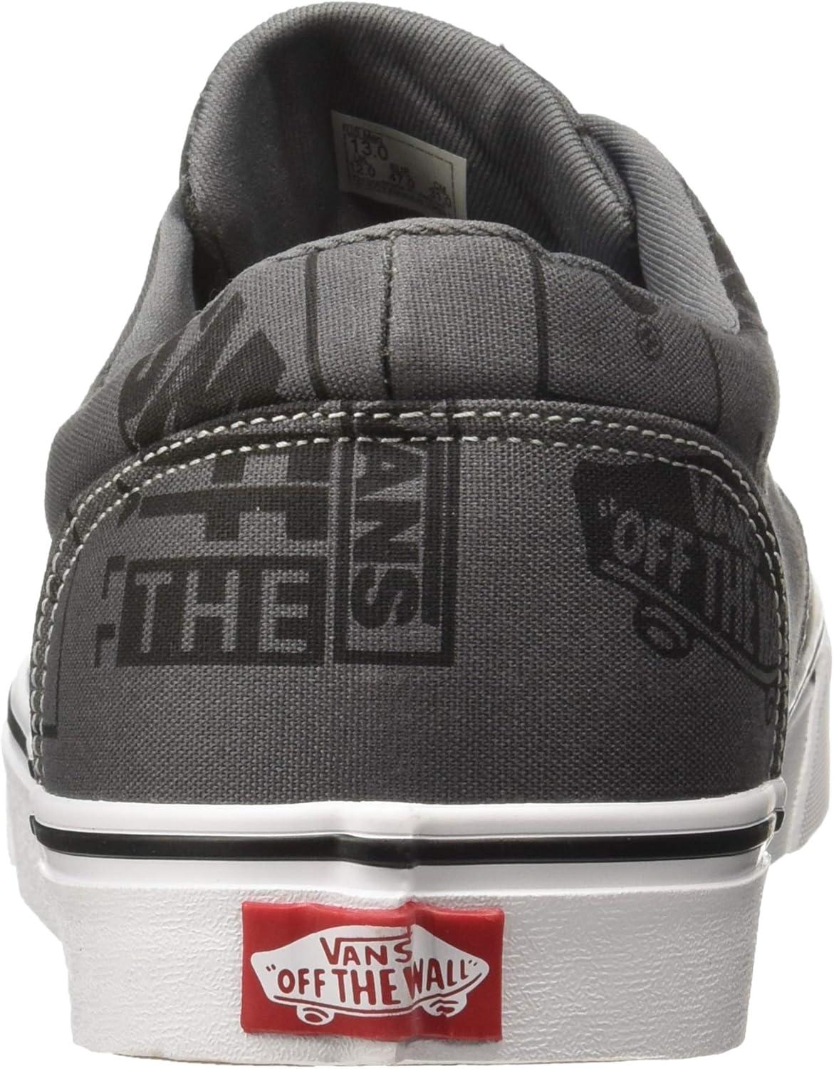 image:imageVans Kids Ward SneakerGrey Logo Mix Pewter Black Vf9
