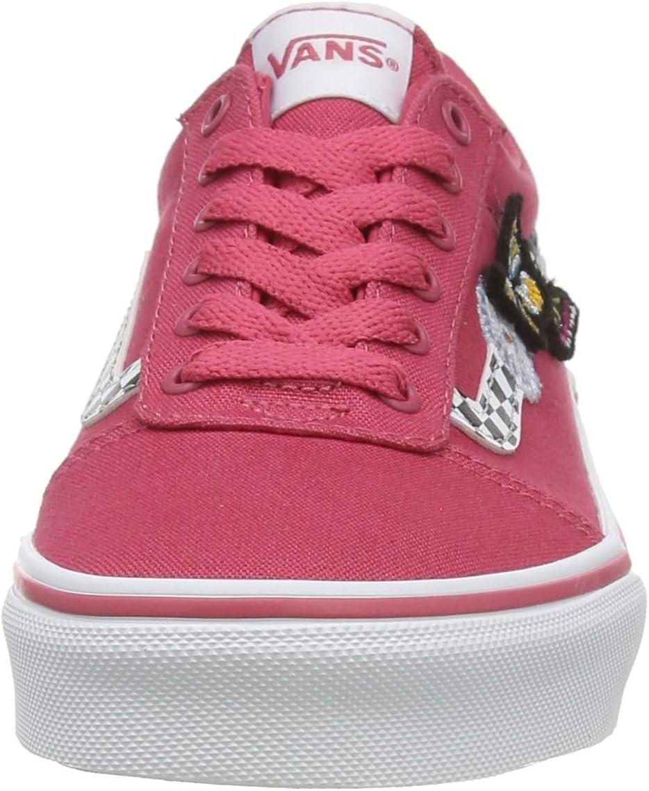 image:imageVans Kids Ward SneakerPink Butterflies Claret Red White Wg4