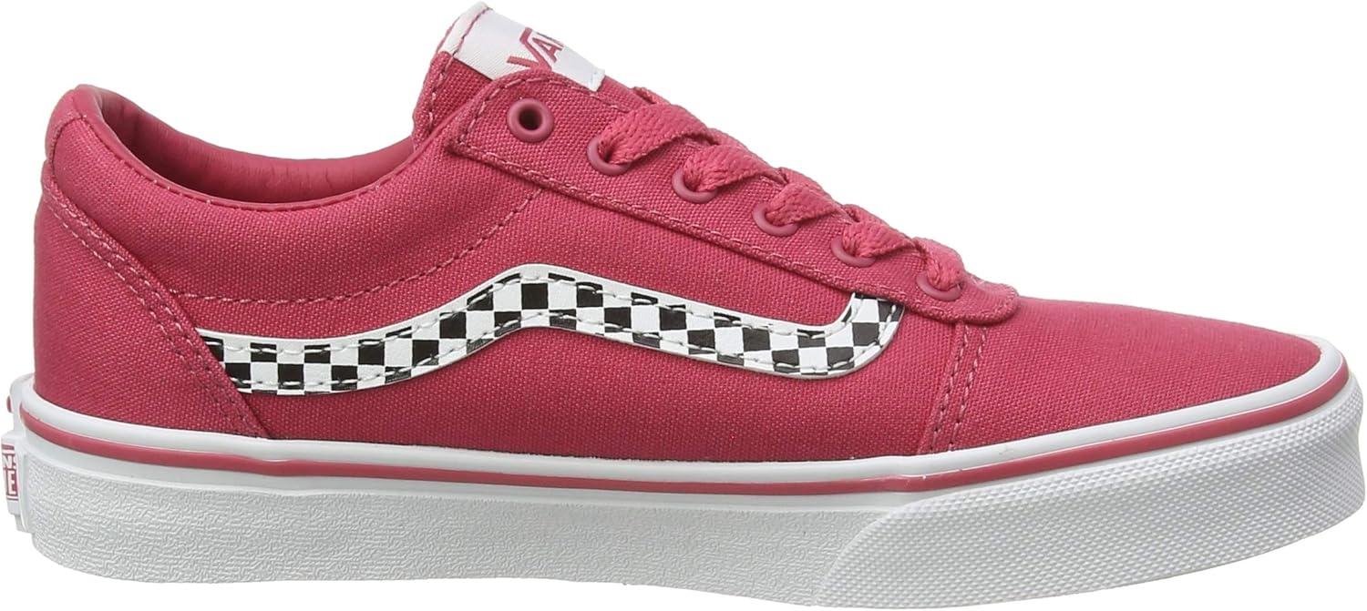 image:imageVans Kids Ward SneakerPink Butterflies Claret Red White Wg4