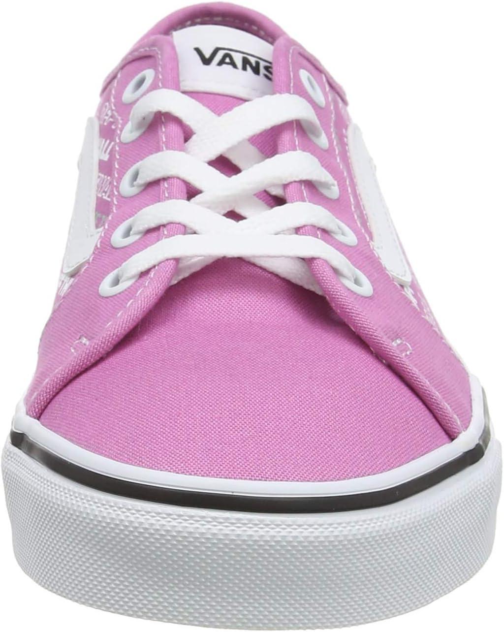 image:imageVans Kids Ward SneakerPink Logo Repeat Fuchsia Pink White Xxs