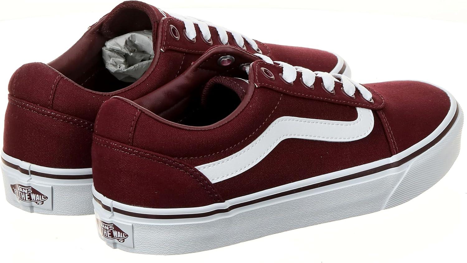 image:imageVans Kids Ward SneakerRed Canvas Burgundy Olq