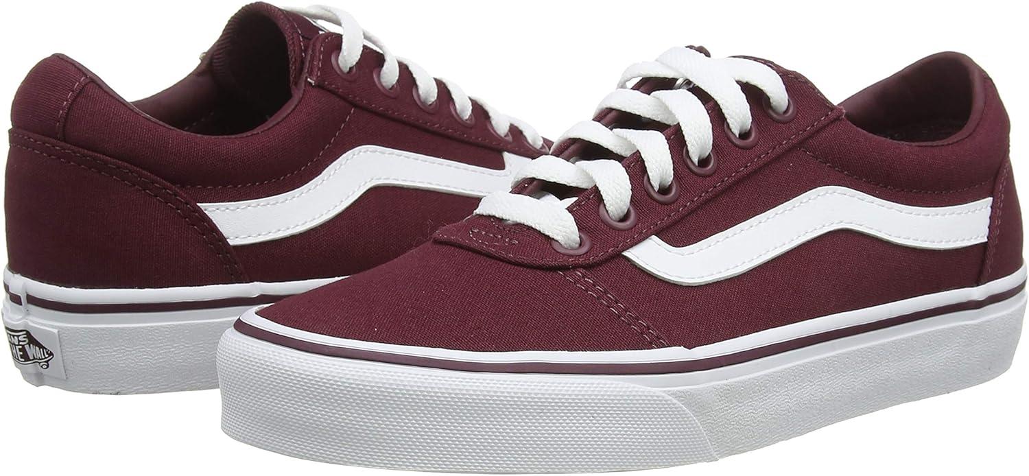 image:imageVans Kids Ward SneakerRed Canvas Burgundy Olq