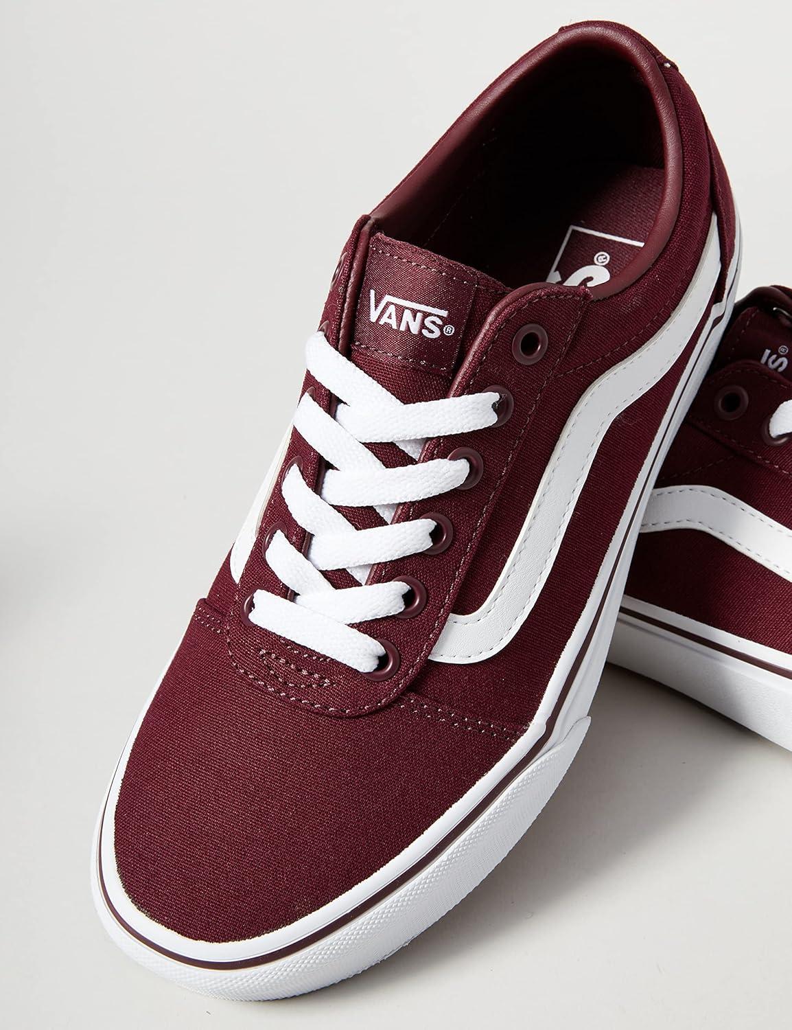 image:imageVans Kids Ward SneakerRed Canvas Burgundy Olq