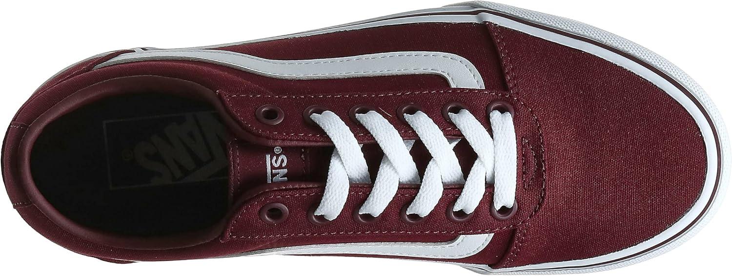 image:imageVans Kids Ward SneakerRed Canvas Burgundy Olq