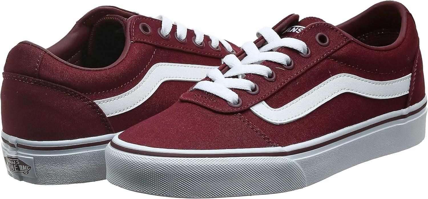 image:imageVans Kids Ward SneakerRed Canvas Burgundy Olq