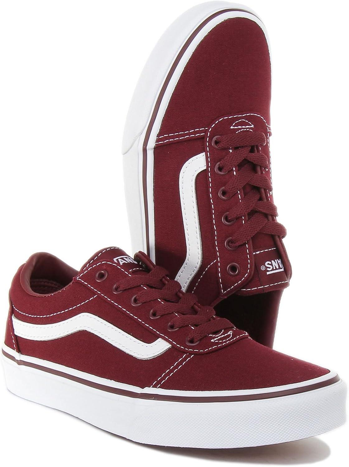 image:imageVans Kids Ward SneakerRed Canvas Port Royale White