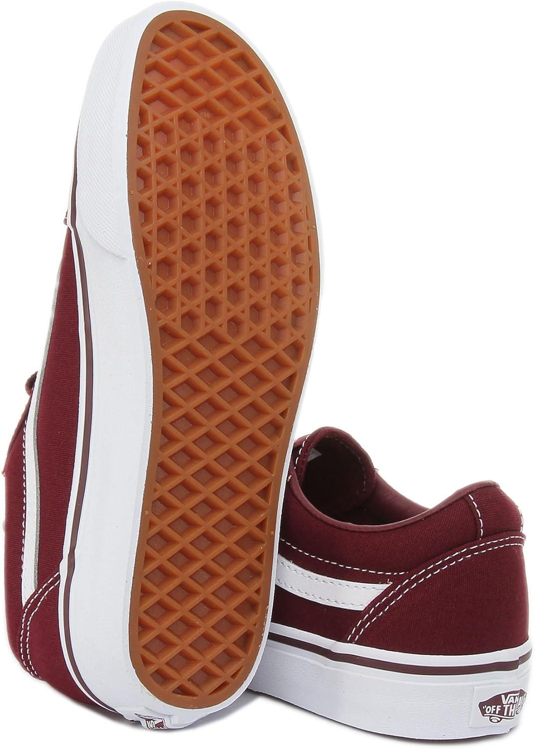 image:imageVans Kids Ward SneakerRed Canvas Port Royale White