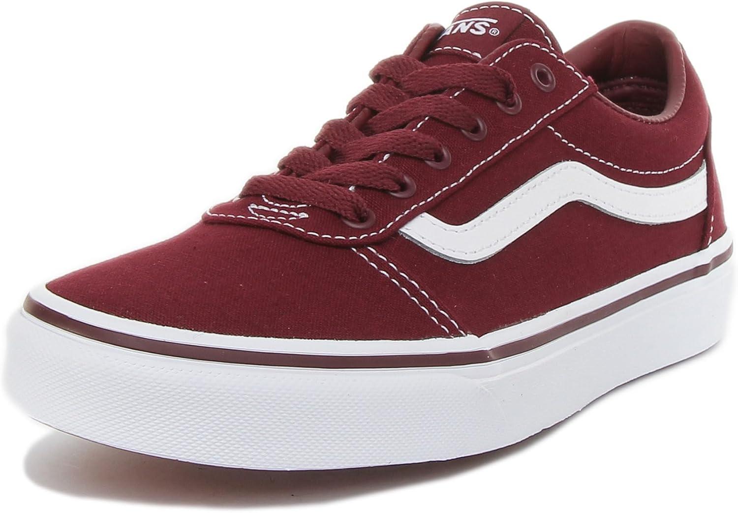 image:imageVans Kids Ward SneakerRed Canvas Port Royale White