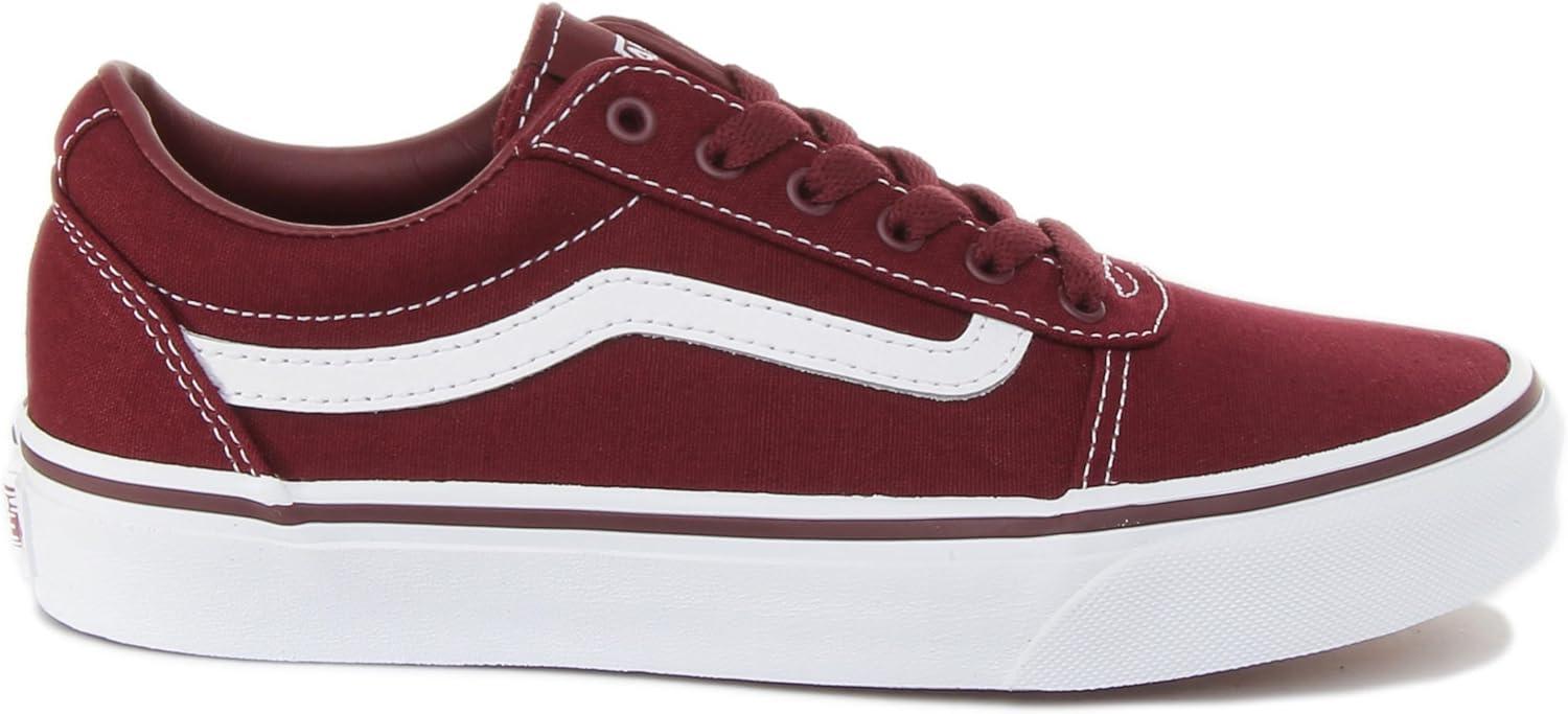 image:imageVans Kids Ward SneakerRed Canvas Port Royale White