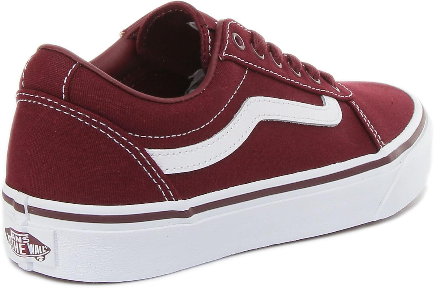image:imageVans Kids Ward SneakerRed Canvas Port Royale White