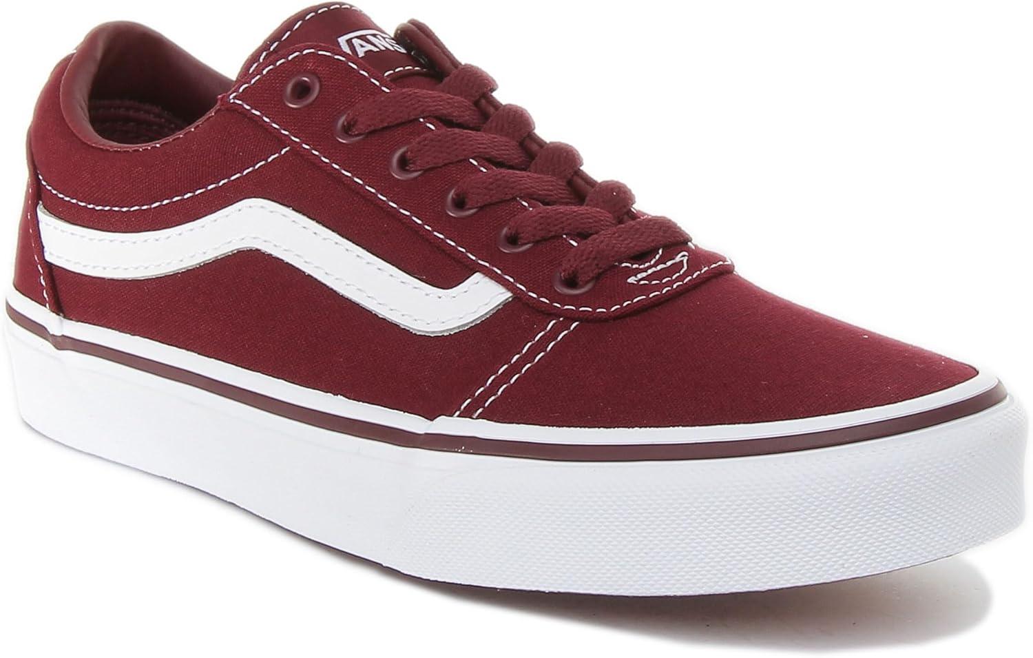 image:imageVans Kids Ward SneakerRed Canvas Port Royale White