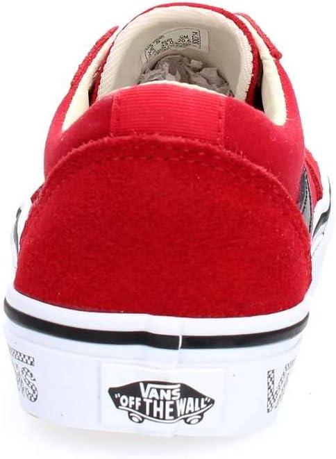 image:imageVans Kids Ward SneakerRed Vans Sidewall Tango Red Black Vwn