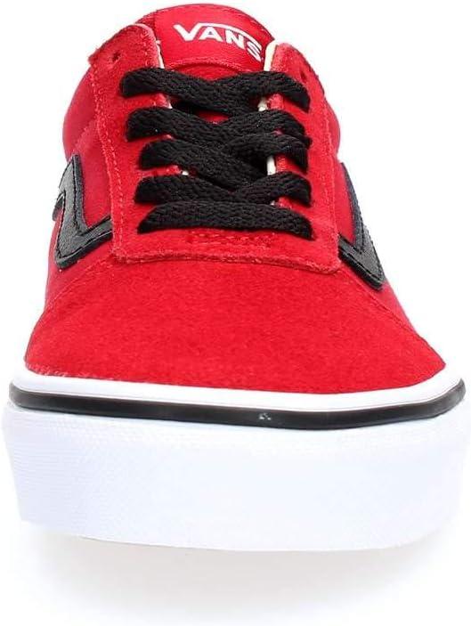 image:imageVans Kids Ward SneakerRed Vans Sidewall Tango Red Black Vwn