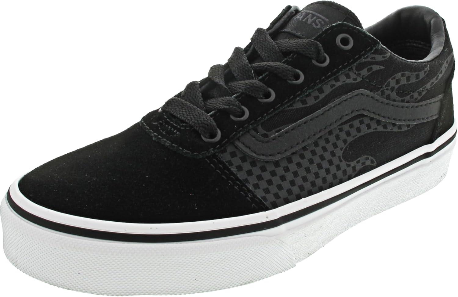 image:imageVans Kids Ward SneakerReflective Flame Black White