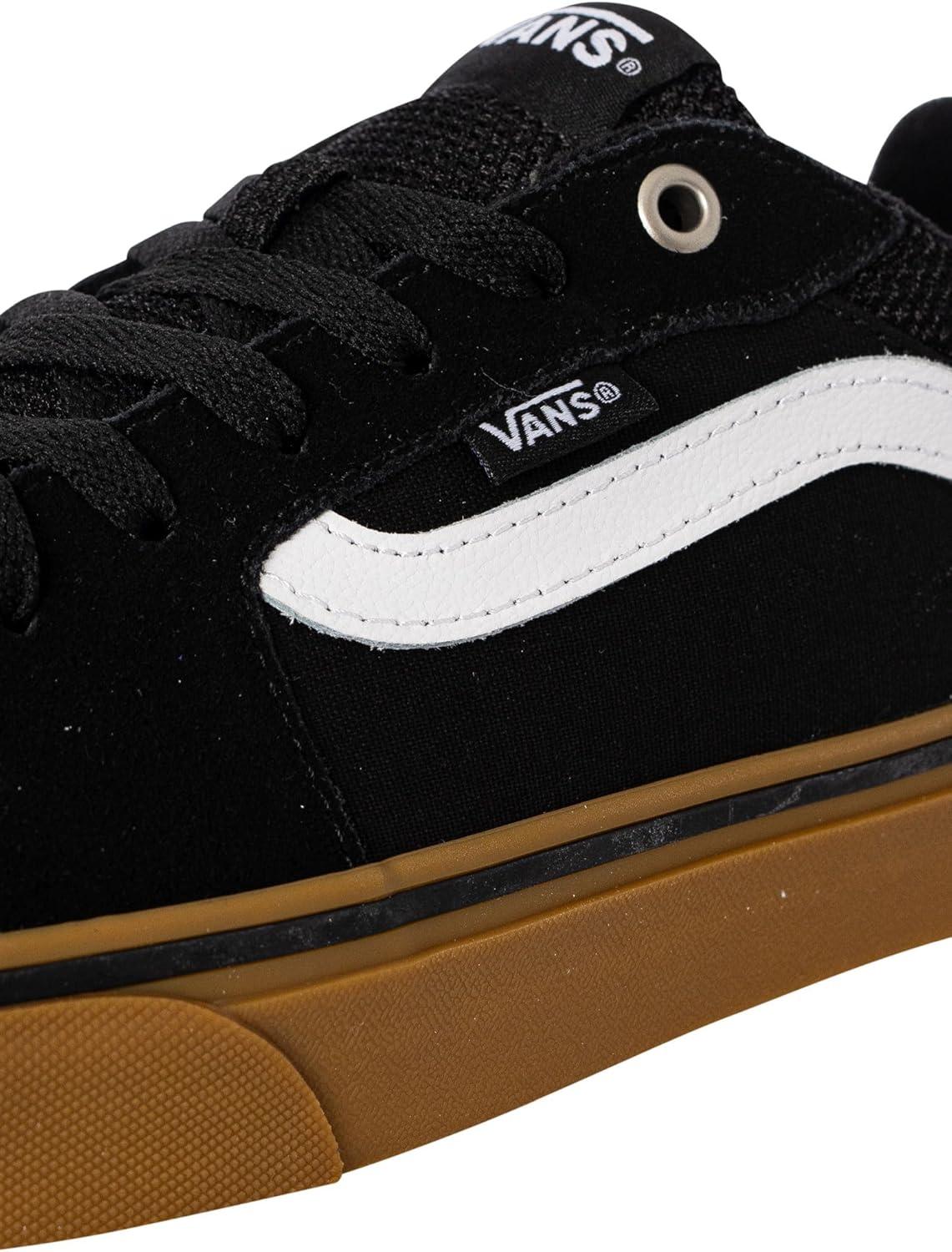 image:imageVans Kids Ward SneakerSuede Canvas Black Gum