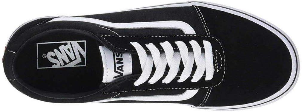 image:imageVans Kids Ward SneakerSuede Canvas Black White