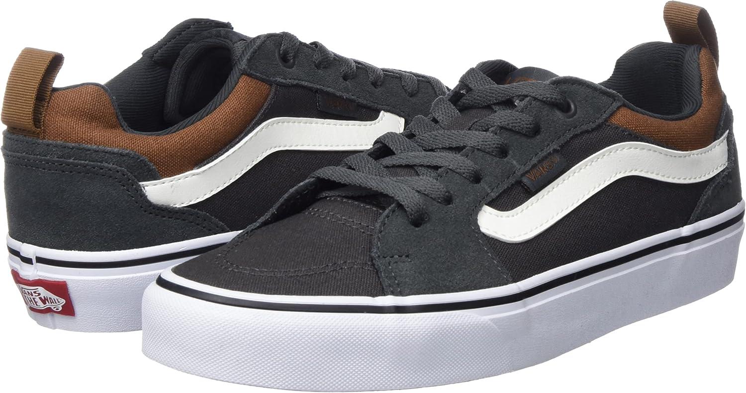 image:imageVans Kids Ward SneakerSuede Canvas Dark Grey White