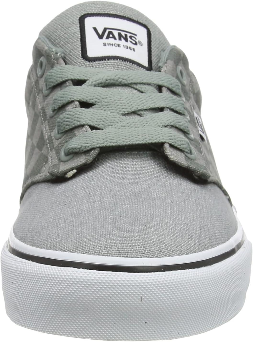 image:imageVans Kids Ward SneakerWashed Check Green Millieu White