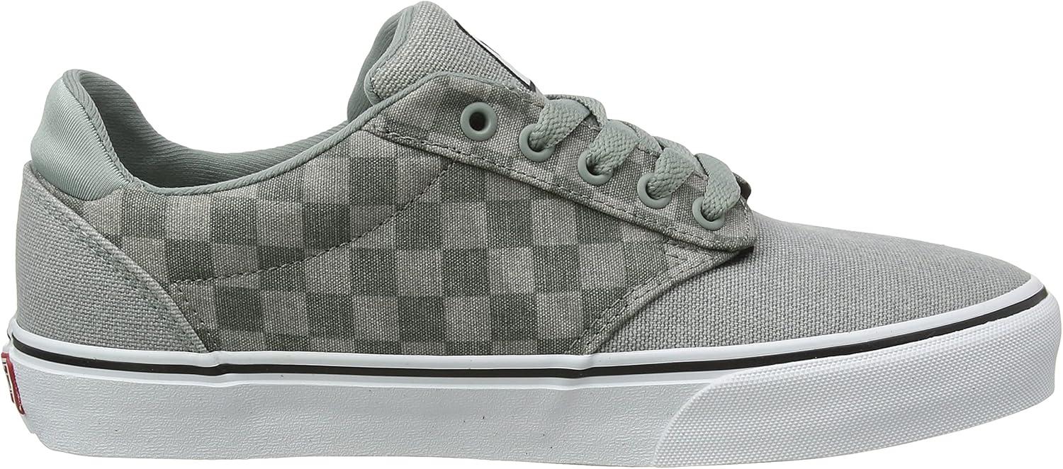 image:imageVans Kids Ward SneakerWashed Check Green Millieu White