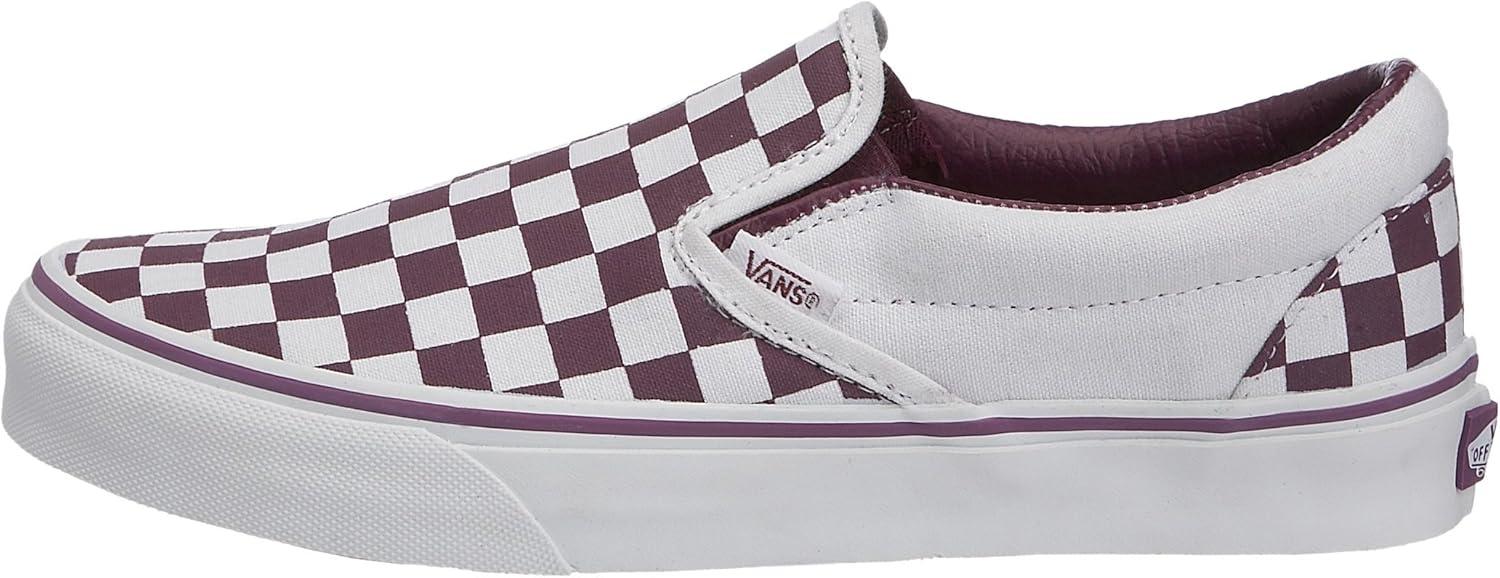 image:imageVans Kids Ward SneakerWhite True WhiteDark Purple Checkerboard