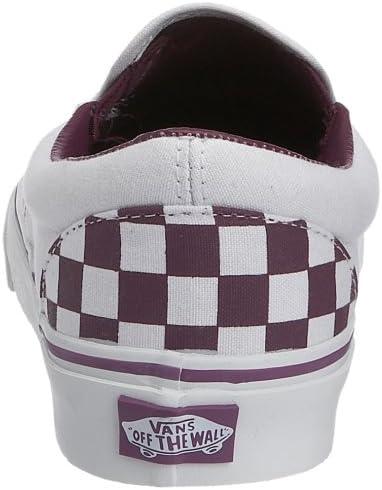image:imageVans Kids Ward SneakerWhite True WhiteDark Purple Checkerboard