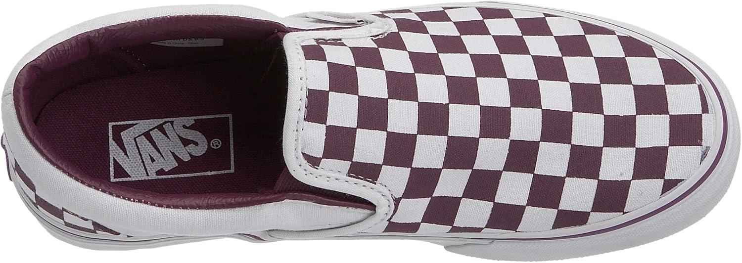 image:imageVans Kids Ward SneakerWhite True WhiteDark Purple Checkerboard