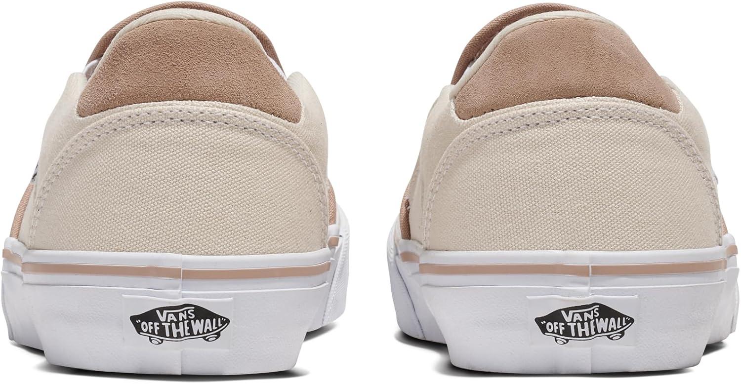 image:imageVans Mens Asher Deluxe Slipon Shoe Comfortable Sneakers for Fashion Walking amp Everyday WearHeavy Canvas Warm Taupe