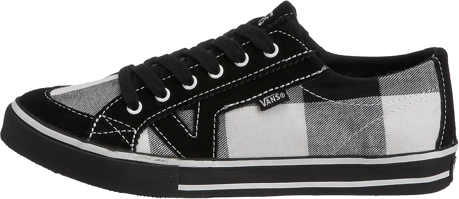 image:imageVans UnisexAdult Classic Slip onBuff Plaid Black White