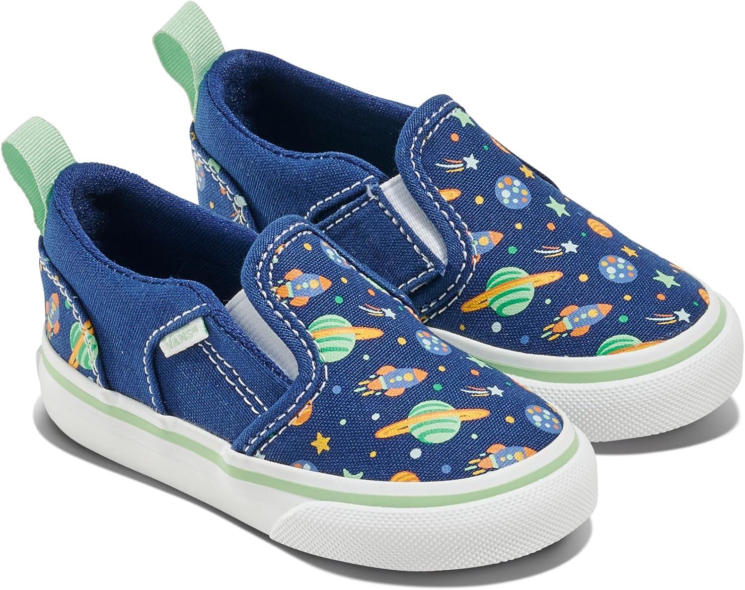 image:imageVans UnisexChild Asher V Slipon ShoeOut in Space Deep Indigo