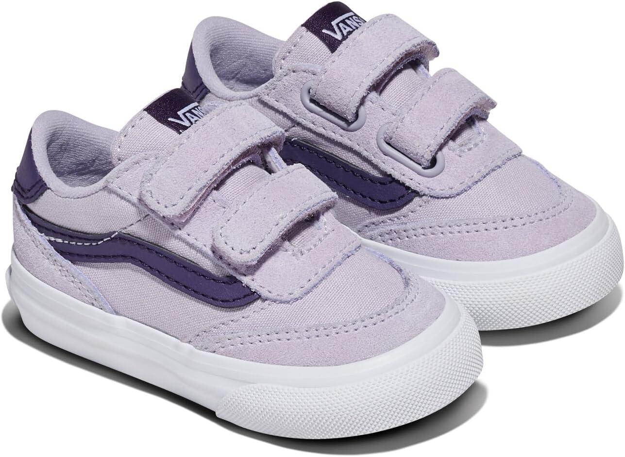 image:imageVans UnisexChild Brooklyn Ls V Low Top Shoe2tone CanvasSuede Lilac Mist
