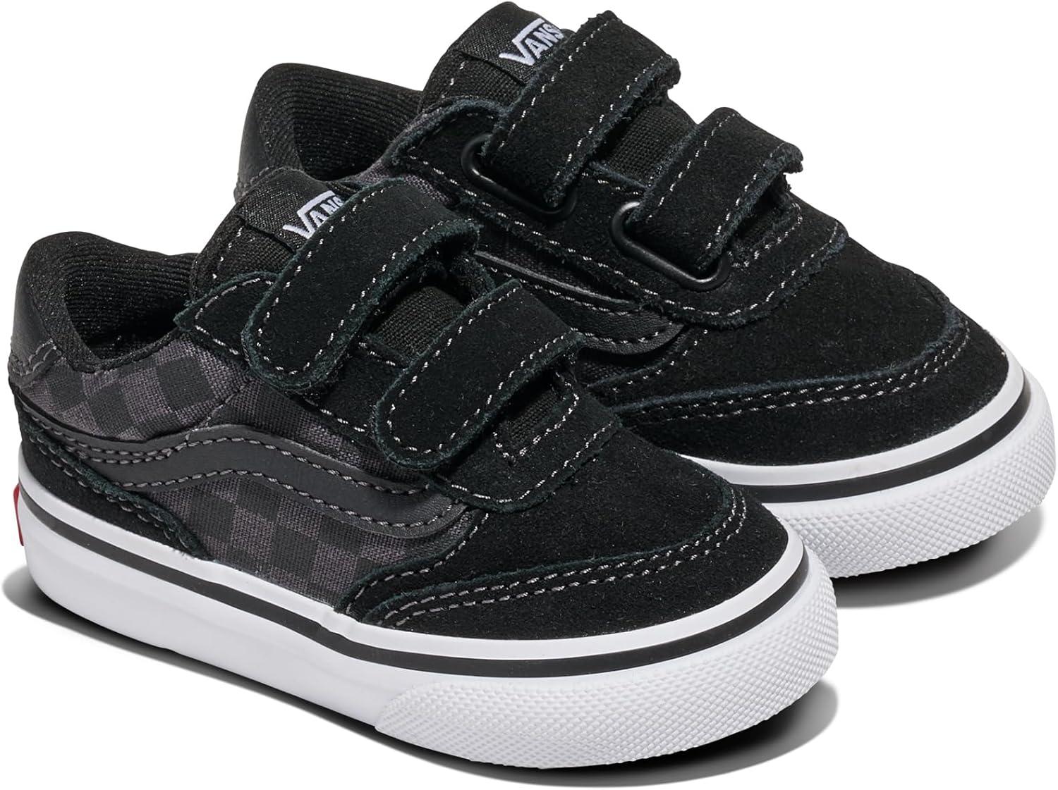 image:imageVans UnisexChild Brooklyn Ls V Low Top ShoeCheckerboard BlackAsphalt